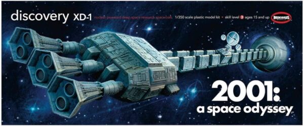 Moebius Models 2001 Space Odyssey Discovery XD-1 1/350 Scale 2001-8