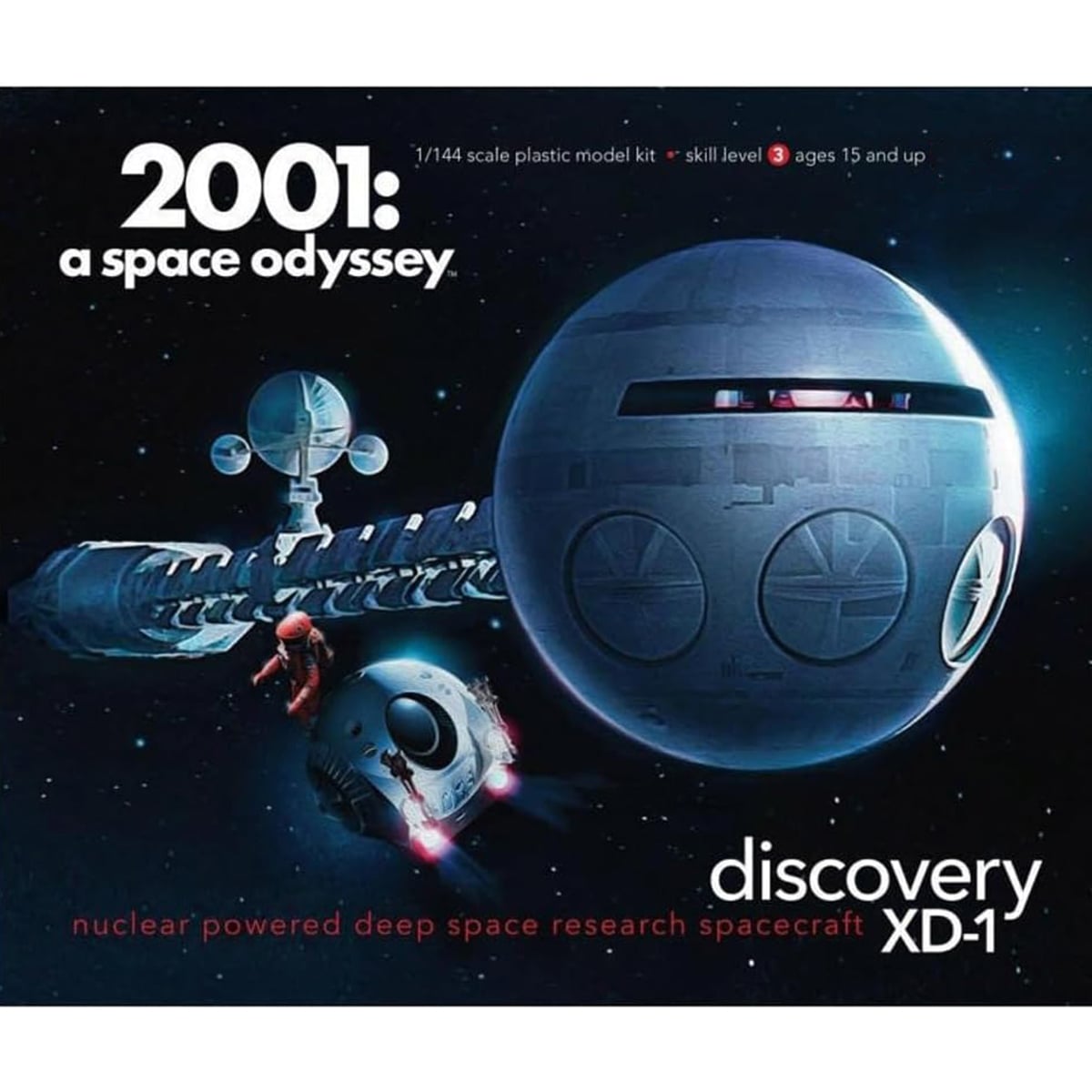Moebius Models 2001 Space Odyssey Discovery XD-1 1/144 Scale 2001-3