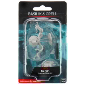 Wizkids D&D Nolzurs Marvelous Unpainted Miniatures Wave 11 Basilisk and Grell 90022