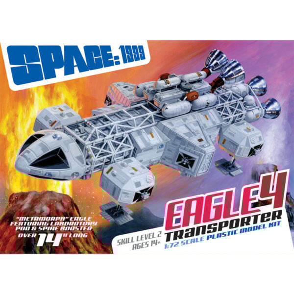 MPC Space 1999 Eagle 4 Transporter with Pod and Spine Booster 1/72 Scale MPC979