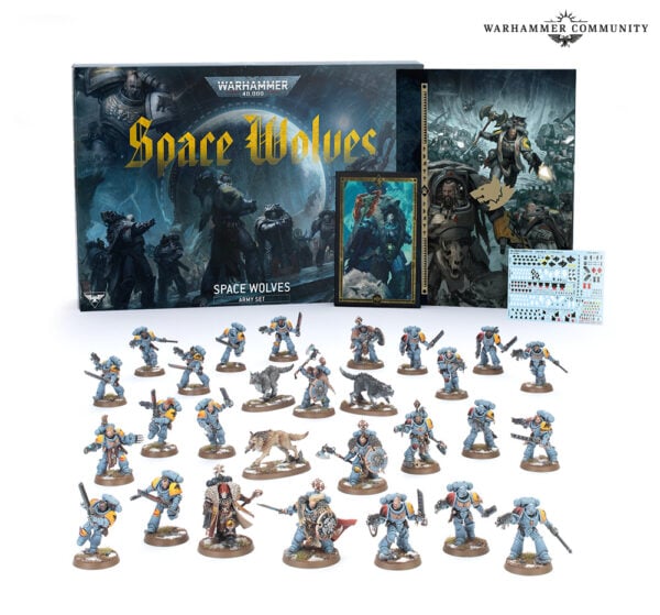 Warhammer 40000 Spaces Wolves Army Set 53-33