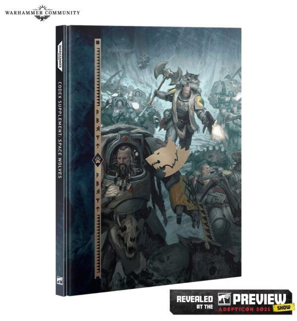 Warhammer 40000 Spaces Wolves Codex Supplement Hardback