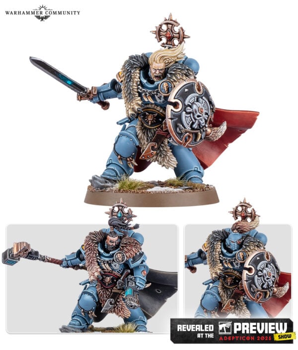 Warhammer 40000 Spaces Wolves Wolf Guard Battle Leader