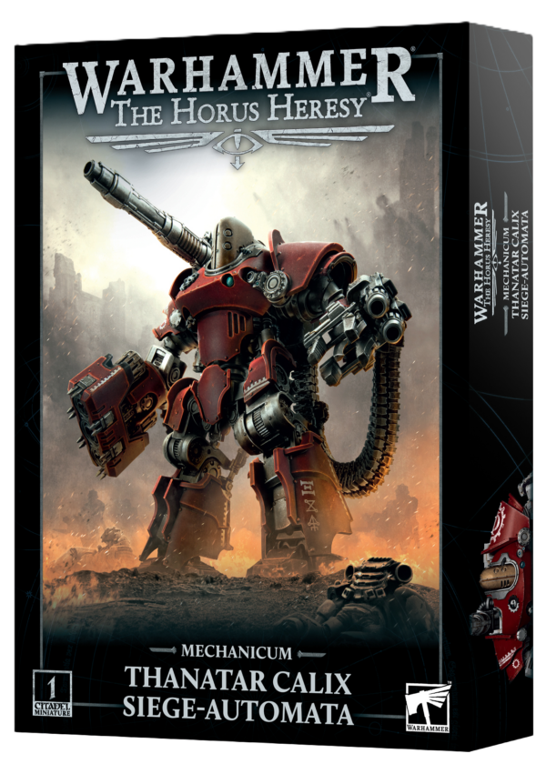 Warhammer The Horus Heresy Mechanicum Thanatar Calix Siege-automata 31-113 Initial Box Cover