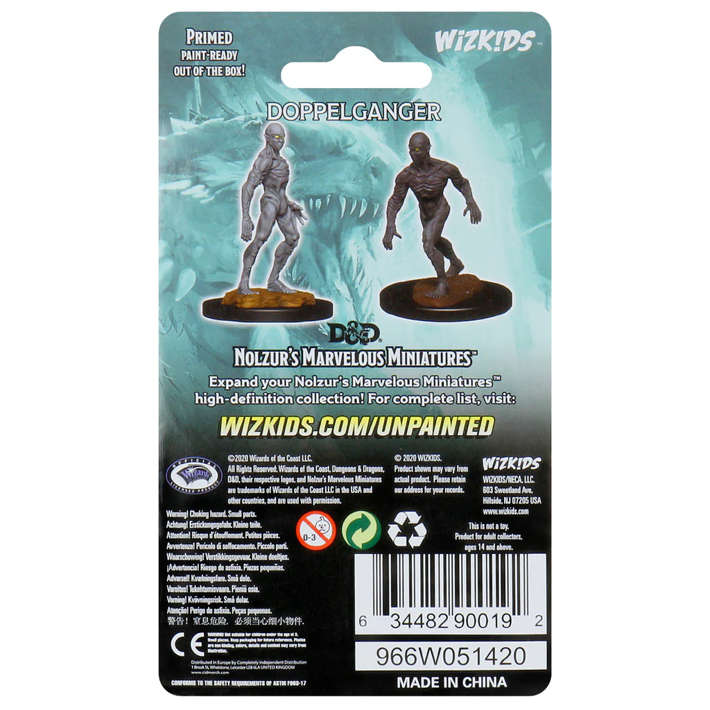 Wizkids D&D Nolzurs Marvelous Unpainted Miniatures Wave 11 Doppelganger 90019