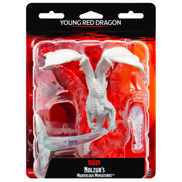 Wizkids D&D Nolzurs Marvelous Unpainted Miniatures Wave 11 Young Red Dragon 90035