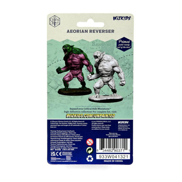Wizkids Critical Role Unpainted Miniatures Wave 1 Aeorian Reverser 90371