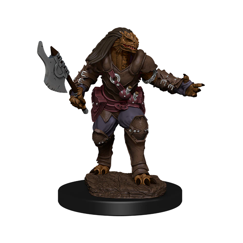Wizkids D&D Nolzurs Marvelous Unpainted Miniatures Wave 11 Female Dragonborn Fighter 90001