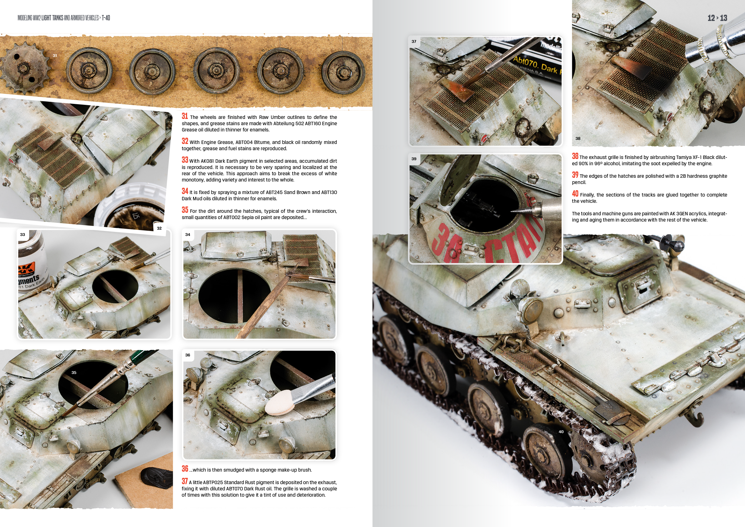 AK Interactive Modeling WW2 Light Tanks and Armoured Vehicles AKI 130020