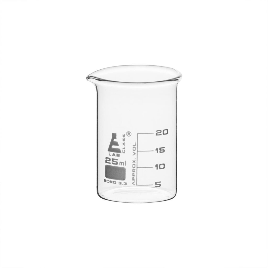 Borosilicate Graduated Lab Measuring Beaker 5ml