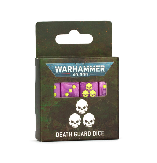 Warhammer 40000 Death Guard Dice Set of 16 42-14 Box