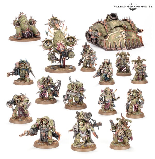 Warhammer 40000 Death Guard Poxwrought Vector Battleforce 42-15