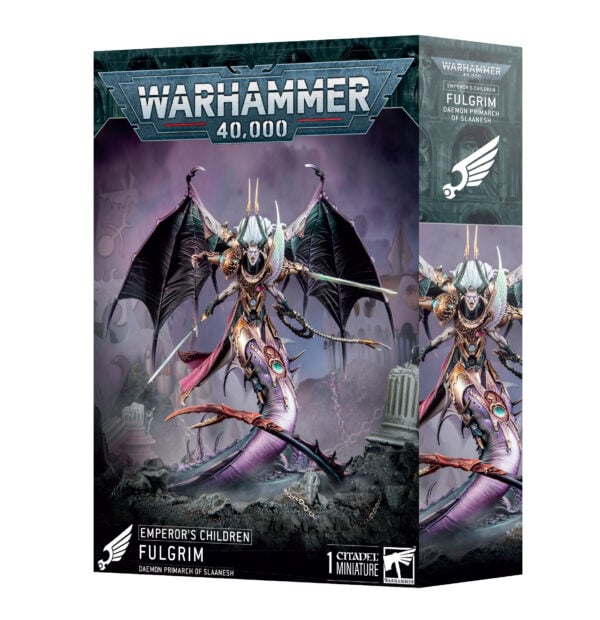 Warhammer 40000 Emperors Children Fulgrim Daemon Primarch of Slaanesh 37-06 Box
