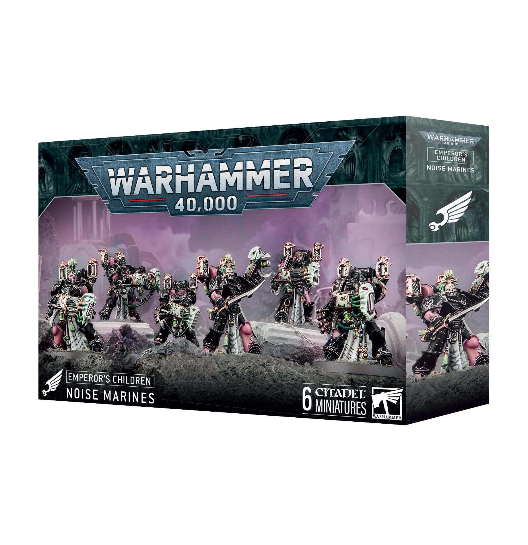 Warhammer 40000 Emperors Children Noise Marines 37-10 Box
