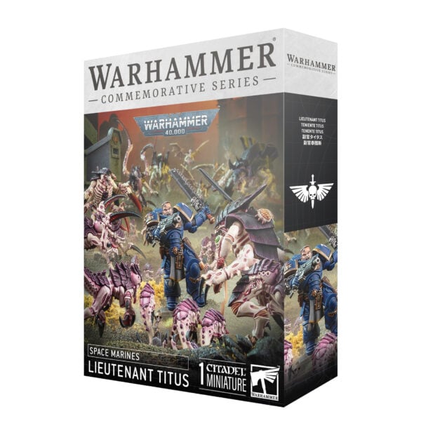 Warhammer 40000 Space Marines Lieutenant Titus 55-08 Box Cover