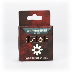 Warhammer 40000 World Eaters Dice Set of 16 67-03 Box