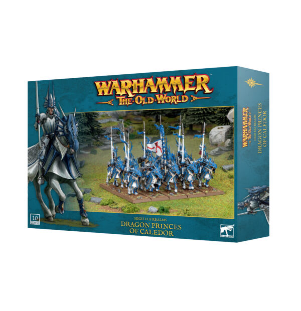 Warhammer The Old World High Elf Realms Dragon Princes of Caledor 13-17 Box
