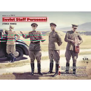 ICM Soviet Staff Personnel 1943-1945 with 4 Figures 1/35 Scale 35612