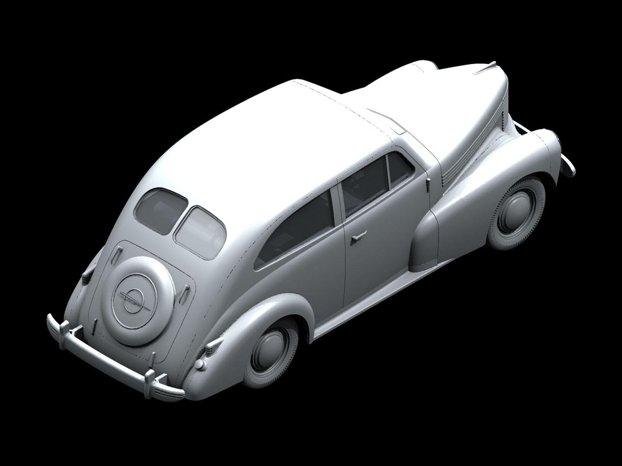 ICM Kapitan 2-door Saloon WWII German Staff Car 1/35 Scale 35476