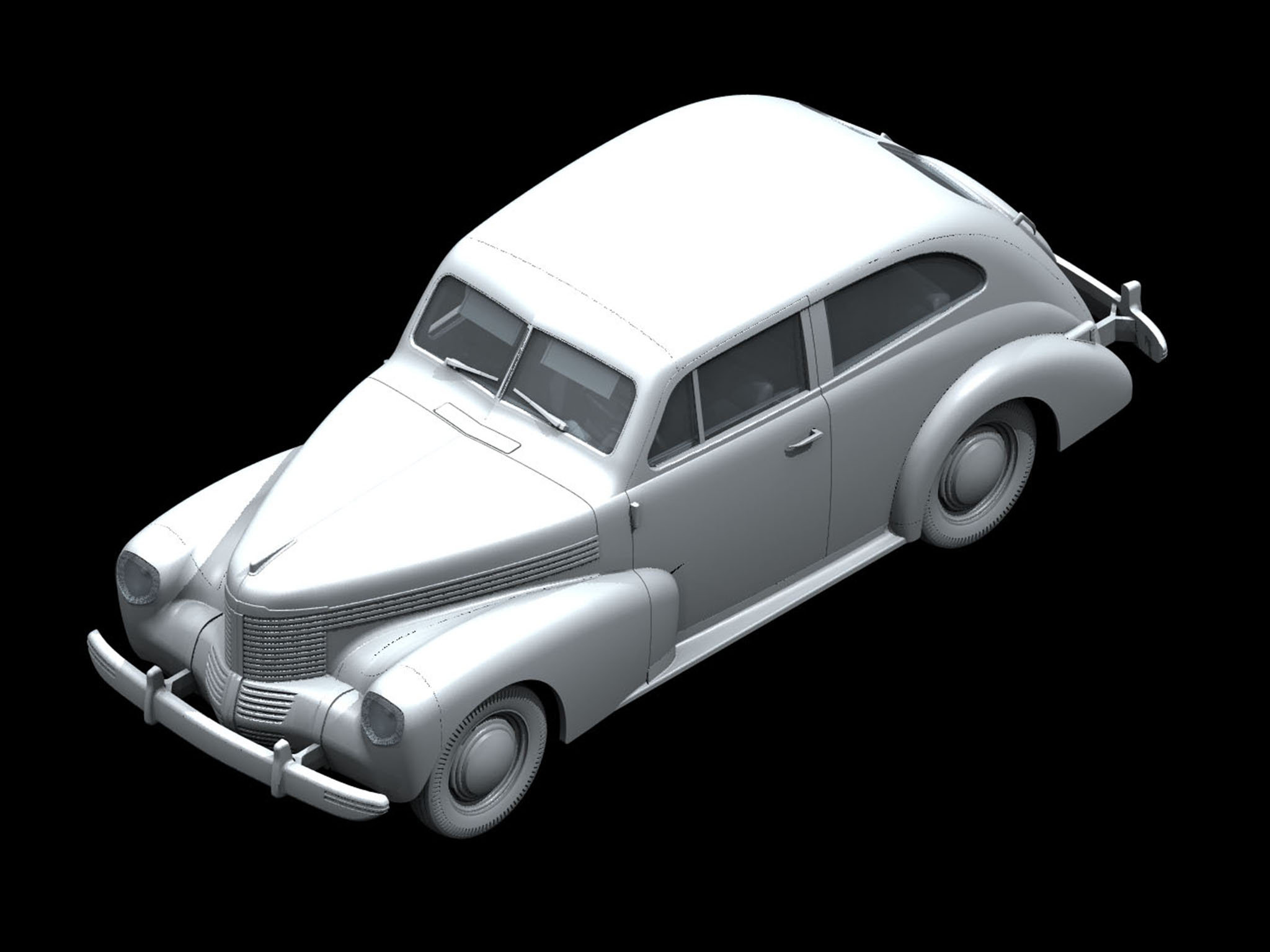 ICM Kapitan 2-door Saloon WWII German Staff Car 1/35 Scale 35476