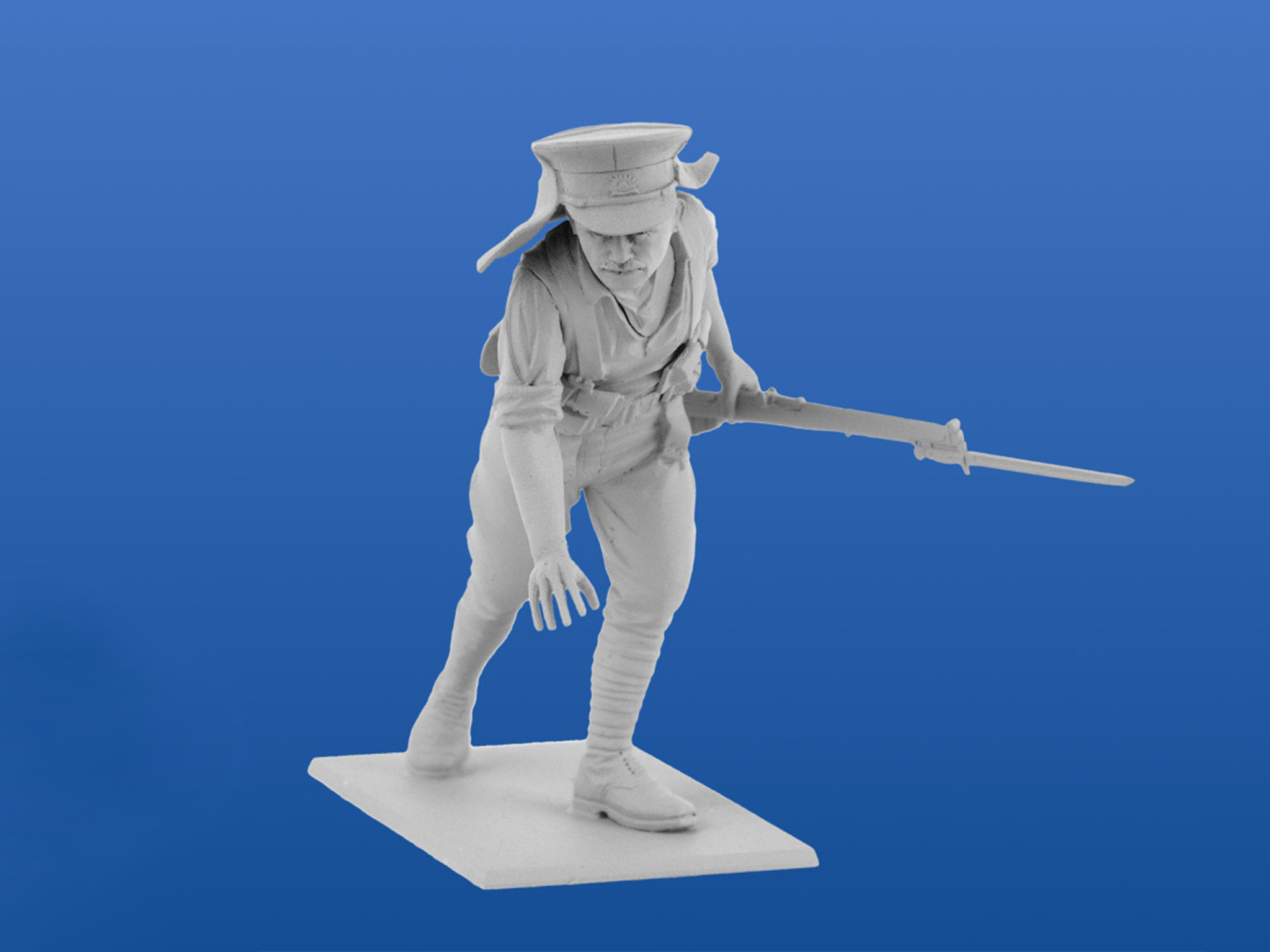 ICM ANZAC Infantry 1915 with 4 Figures 1/35 Scale 35685