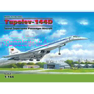 ICM Tupolev-144D Soviet Supersonic Passenger Aircraft 1/144 Scale 14402