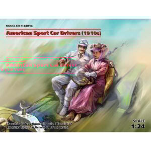 ICM American Sport Car Drivers 1910s with male and female Figures 1/24 Scale 24014