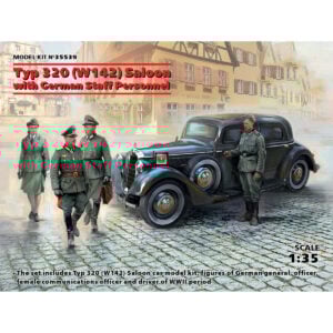 ICM Typ 320 W142 Saloon with German Staff Personnel 1/35 Scale 35539