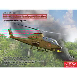 ICM AH-1G Cobra Early Production US Attack Helicopter 1/32 Scale 32060