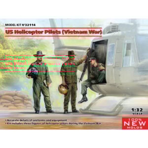 ICM US Helicopter Pilots Vietnam War 1/32 Scale 32114