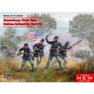 ICM American Civil War Union Infantry Set #2 1/35 Scale 35023