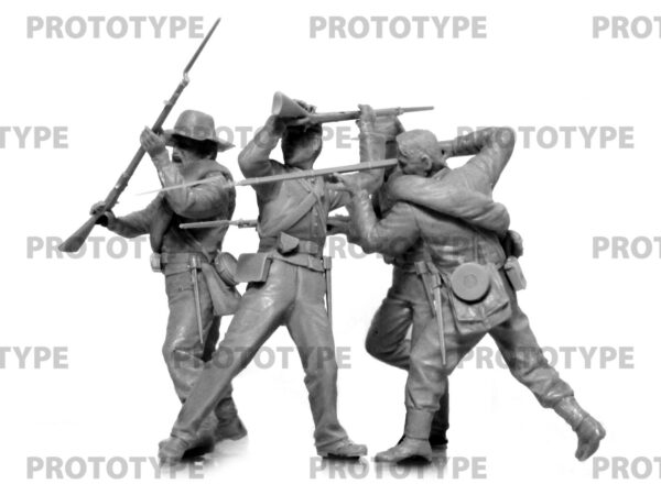 ICM American Civil War Confederate Infantry Set #2 1/35 Scale 35024