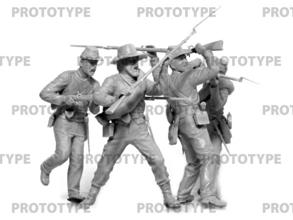 ICM American Civil War Confederate Infantry Set #2 1/35 Scale 35024