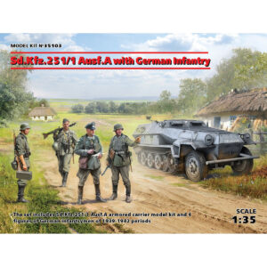 ICM Sd.Kfz.251/1 Ausf.A with German Infantry 1/35 Scale 35103