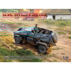 ICM Sd.Kfz. 247 Ausf.B with Crew 1/35 Scale 35111
