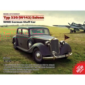 ICM Typ 320 W142 Saloon WWII German Staff Car 1/35 Scale 35537