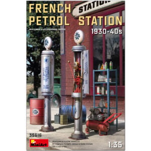 Miniart French Petrol Station 1930-40s 1/35 Scale 35616