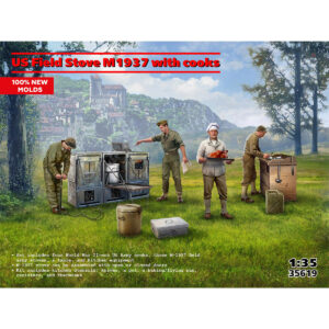 ICM US Field Stove M1937 with Cooks 1/35 Scale 35619