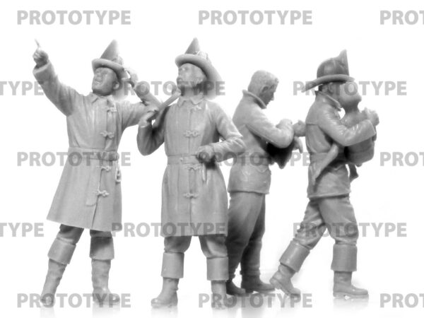ICM American Fire Truck Crew 1910s 1/35 Scale 35622