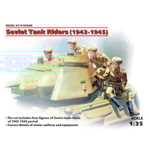 ICM Soviet Tank Riders 1943-1945 with 4 Figures 1/35 Scale 35640