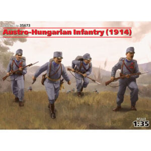 ICM Austro-Hungarian Infantry -1914 with 4 Figures 1/35 Scale 35673