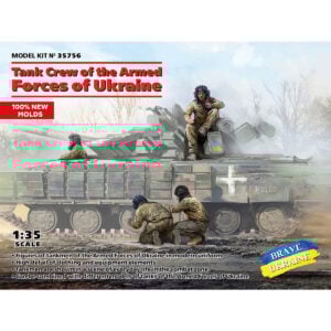 ICM Tank Crew of the Armed Forces of Ukraine 1/35 Scale 35756