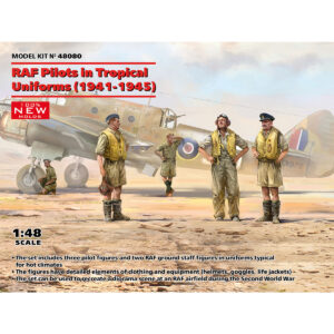 ICM RAF Pilots in Tropical Uniforms 1941-1945 1/48 Scale 48080