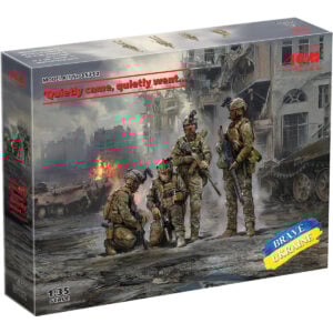 ICM Quietly Came Quietly Went Special Operations Forces of Ukraine with 4 Figures 1/35 Scale 35752