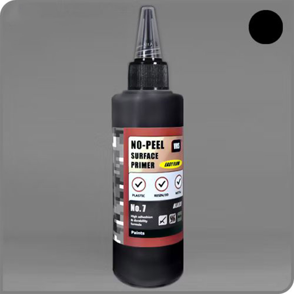 VMS No-Peel Surface Primer No 7 Black 100ml PR07