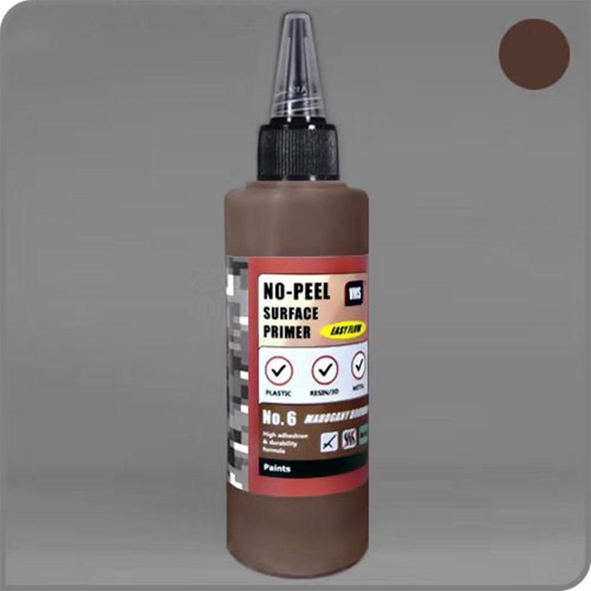 VMS No-Peel Surface Primer No 6 Mahogany Brown 100ml PR06