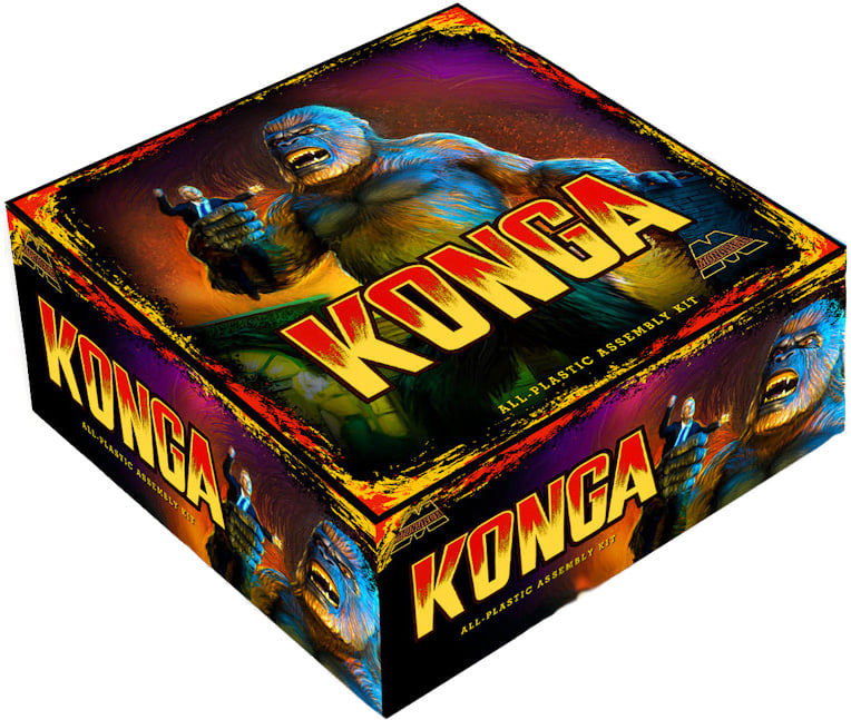 Box Monarch Models Konga Model kit 1-35 scale 468