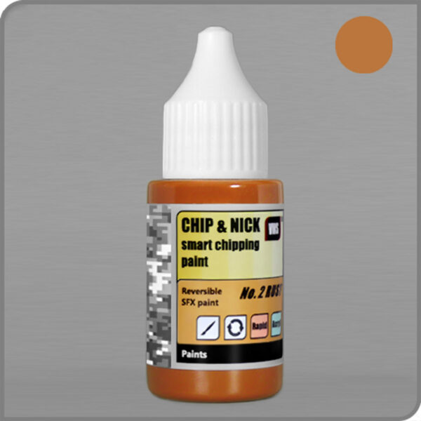 VMS Chip and Nick Smart Chipping Paint No 2 Rust 20ml CNX02
