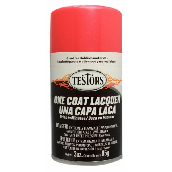 Testors Enamel Spray Paint Electric Pink Gloss 3oz 1841MT
