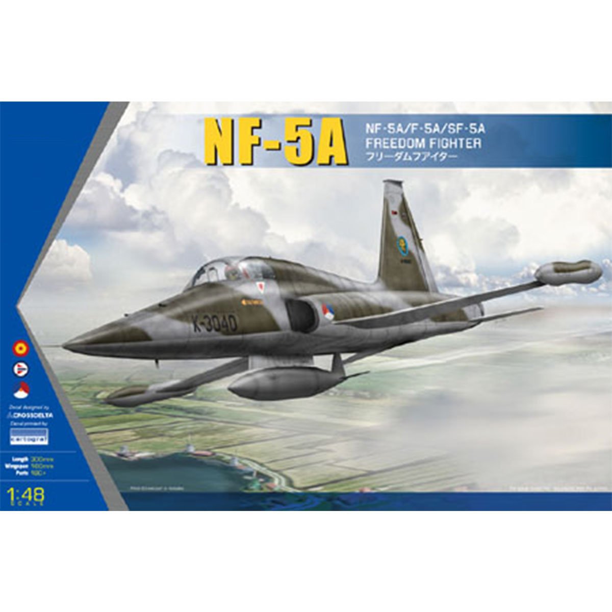 Kinetic Models NF-5A/F-5A/SF-5A Freedom Fighter 1/48 Scale K48110